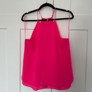 Bright pink Paper Crane tank